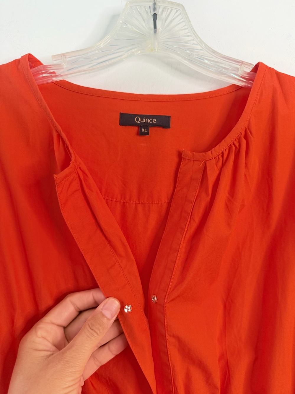 Quince 100% Organic Cotton
Tiered Maxi Dress
Vermillion Red/Bright Orange XL - Picture 5 of 11